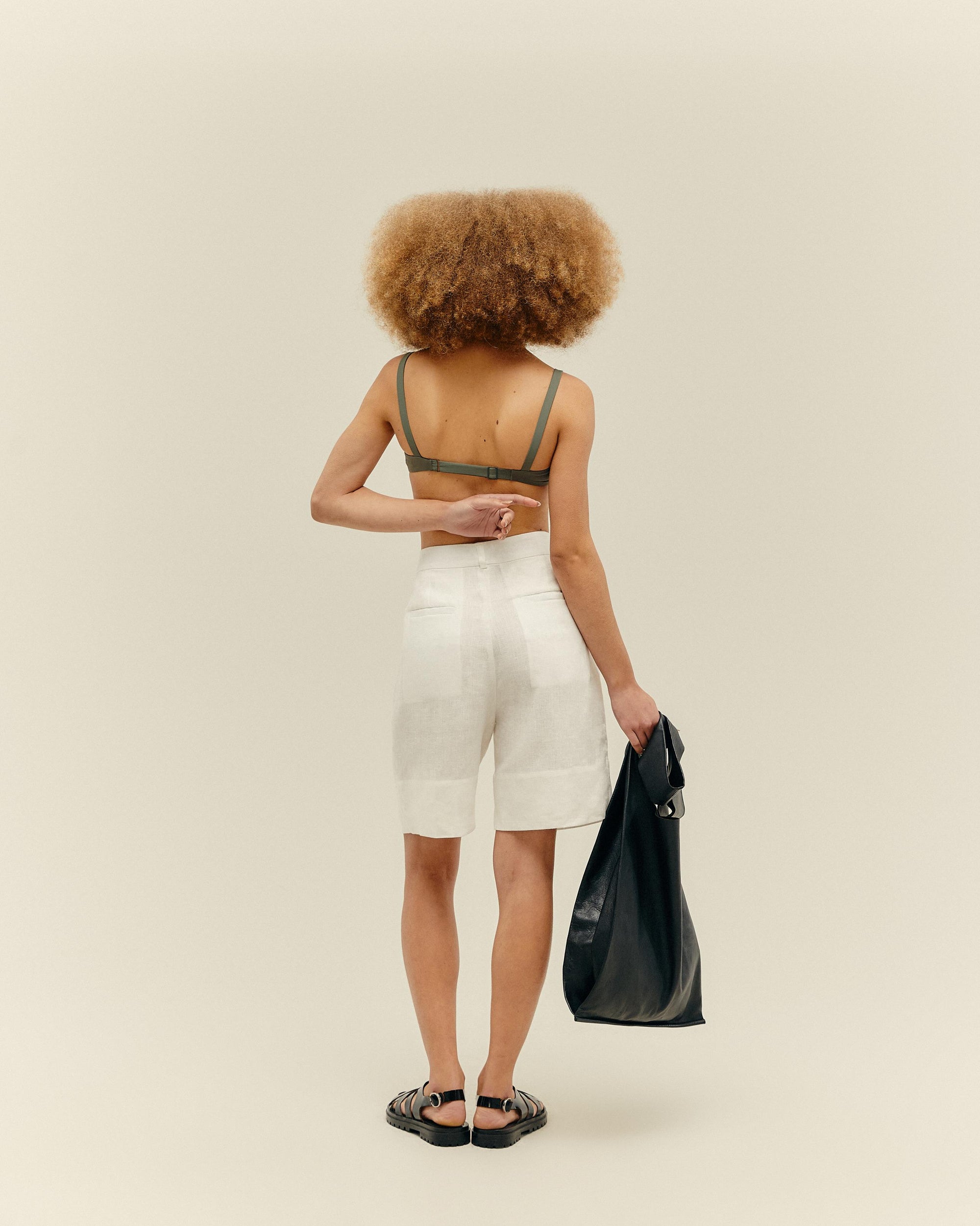 PANTALONCINI LARA BIANCO SPORCO