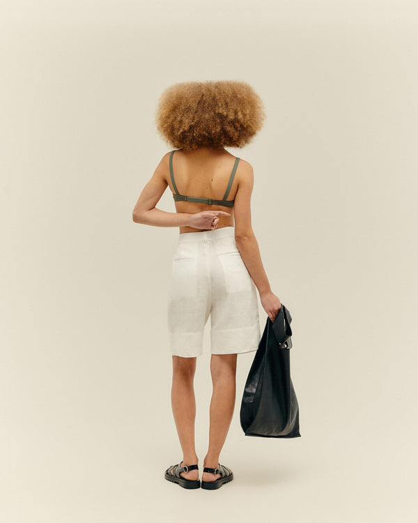 LARA SHORTS OFF-WHITE