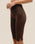 LIVIA KNIT SHORTS. BROWN