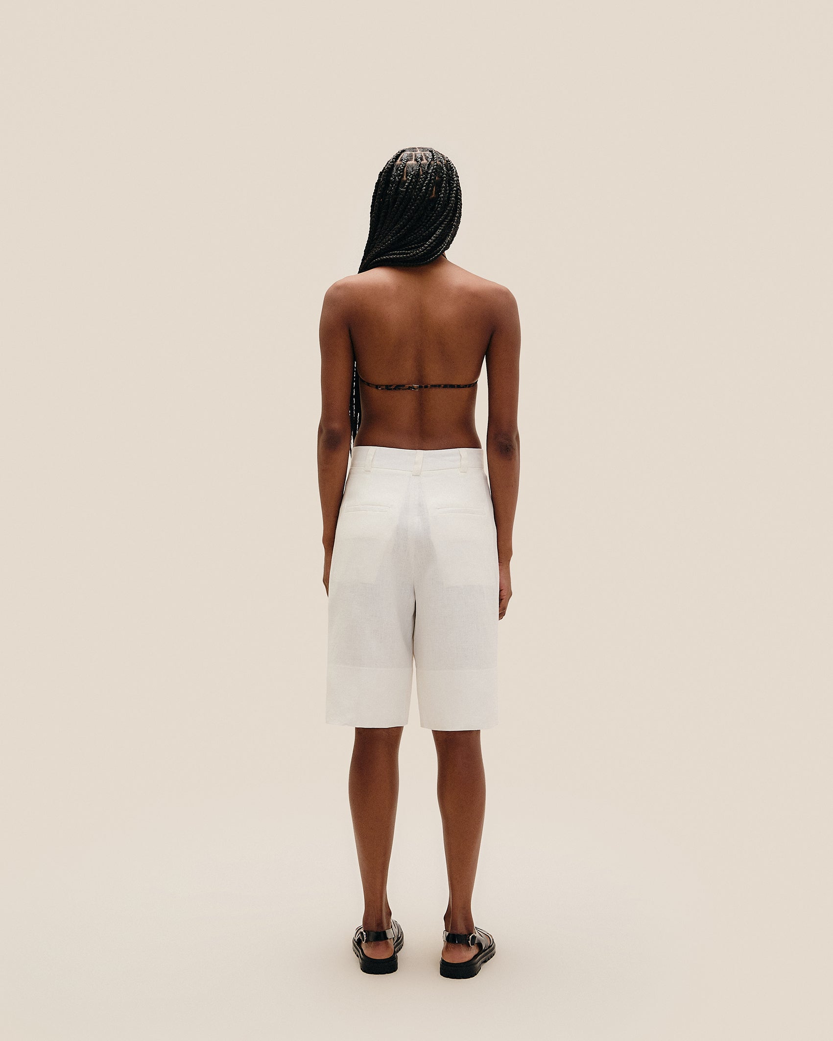 LARISSA SHORTS OFF-WHITE