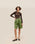 LARA LINEN  SHORTS OLIVE GREEN