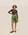 LARA LINEN  SHORTS OLIVE GREEN