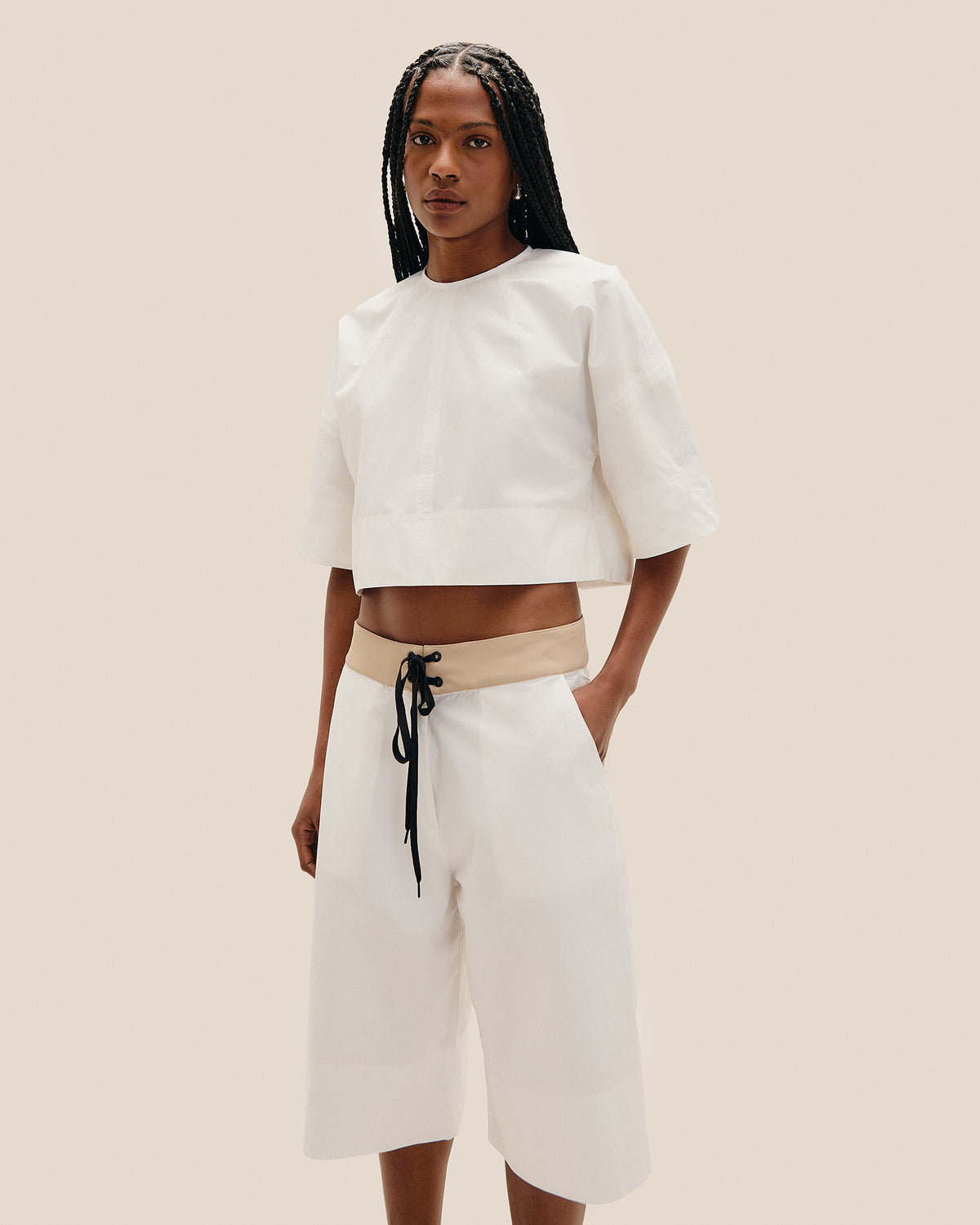 SURF SHORTS OFF-WHITE