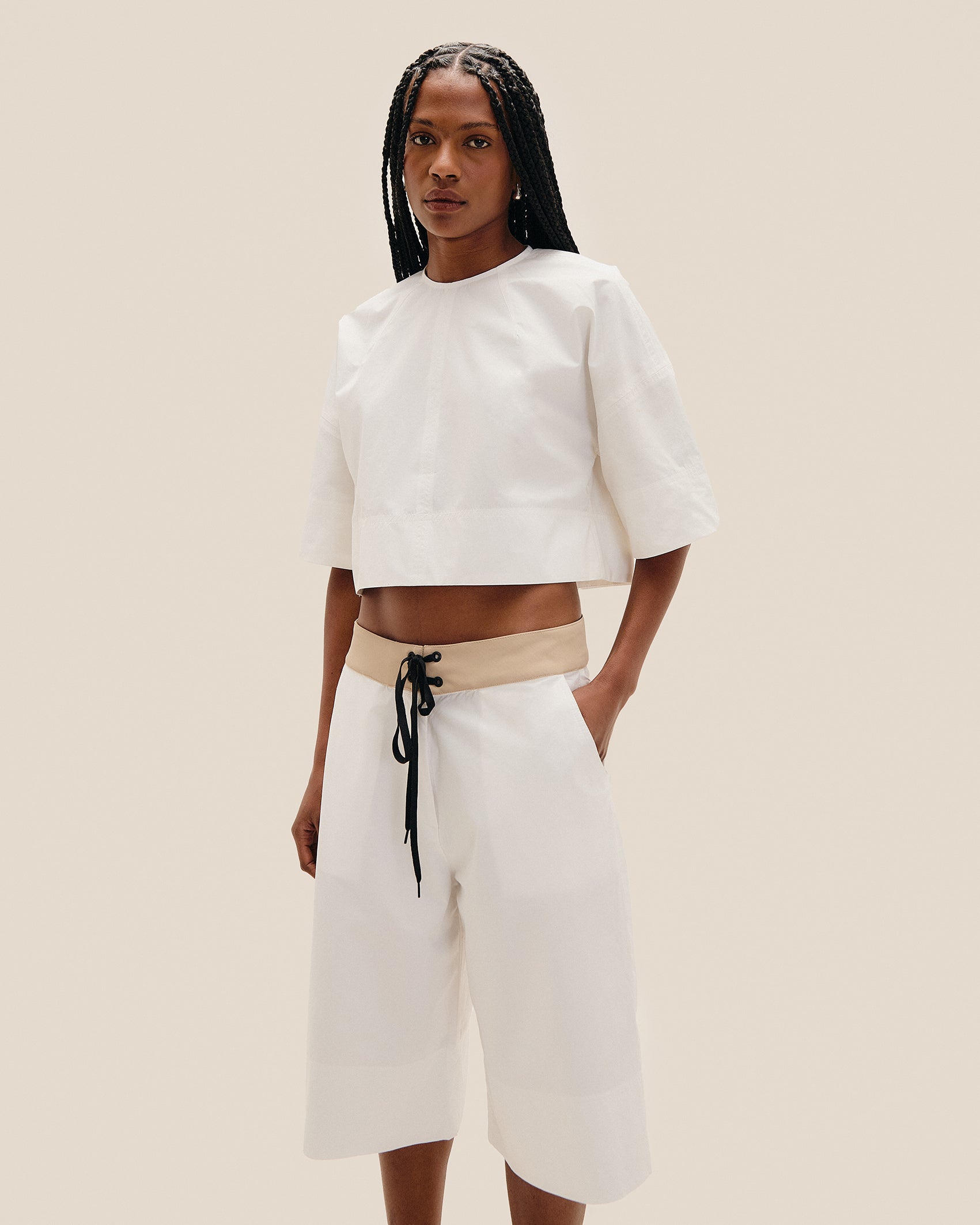 SURF SHORTS OFF-WHITE