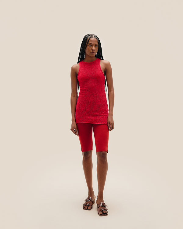 BERMUDA LANA TRICOT RED SHIFT