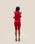 RED SHIFT KNITTED WOOL BERMUDA SHORTS