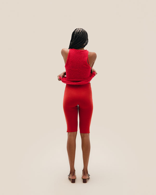 BERMUDA LANA TRICOT RED SHIFT
