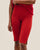 RED SHIFT KNITTED WOOL BERMUDA SHORTS