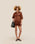 SHEILA KNIT SHIRT, MIDDLE BROWN
