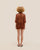 SHEILA KNIT SHIRT, MIDDLE BROWN
