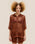 SHEILA KNIT SHIRT, MIDDLE BROWN