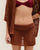 SHEILA KNIT SKIRT, MIDDLE BROWN