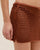 SHEILA KNIT SKIRT, MIDDLE BROWN