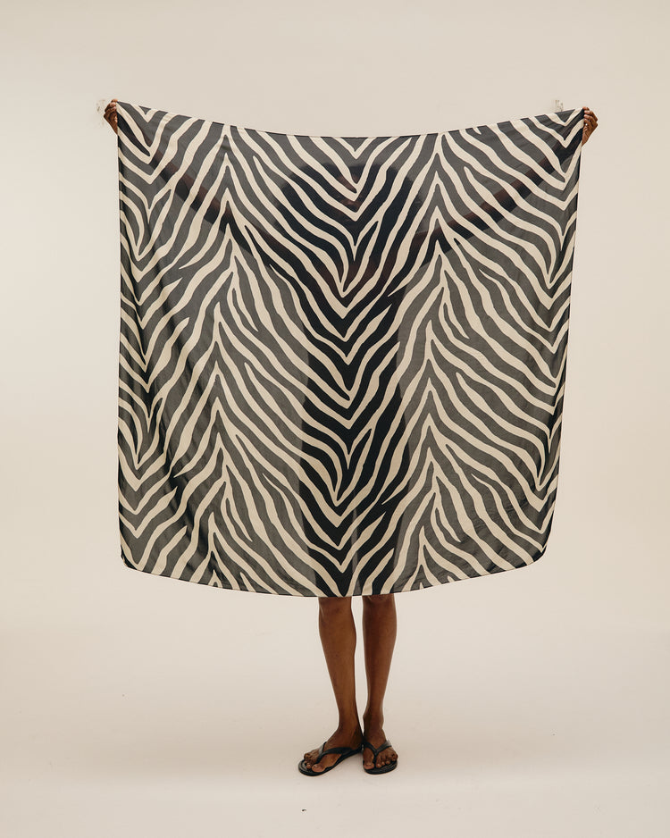 SCARF DIAGONAL ZEBRA