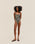 MAILLOT DE BAIN PIPPING THIDU À MOTIF ZÈBRE DIAGONAL