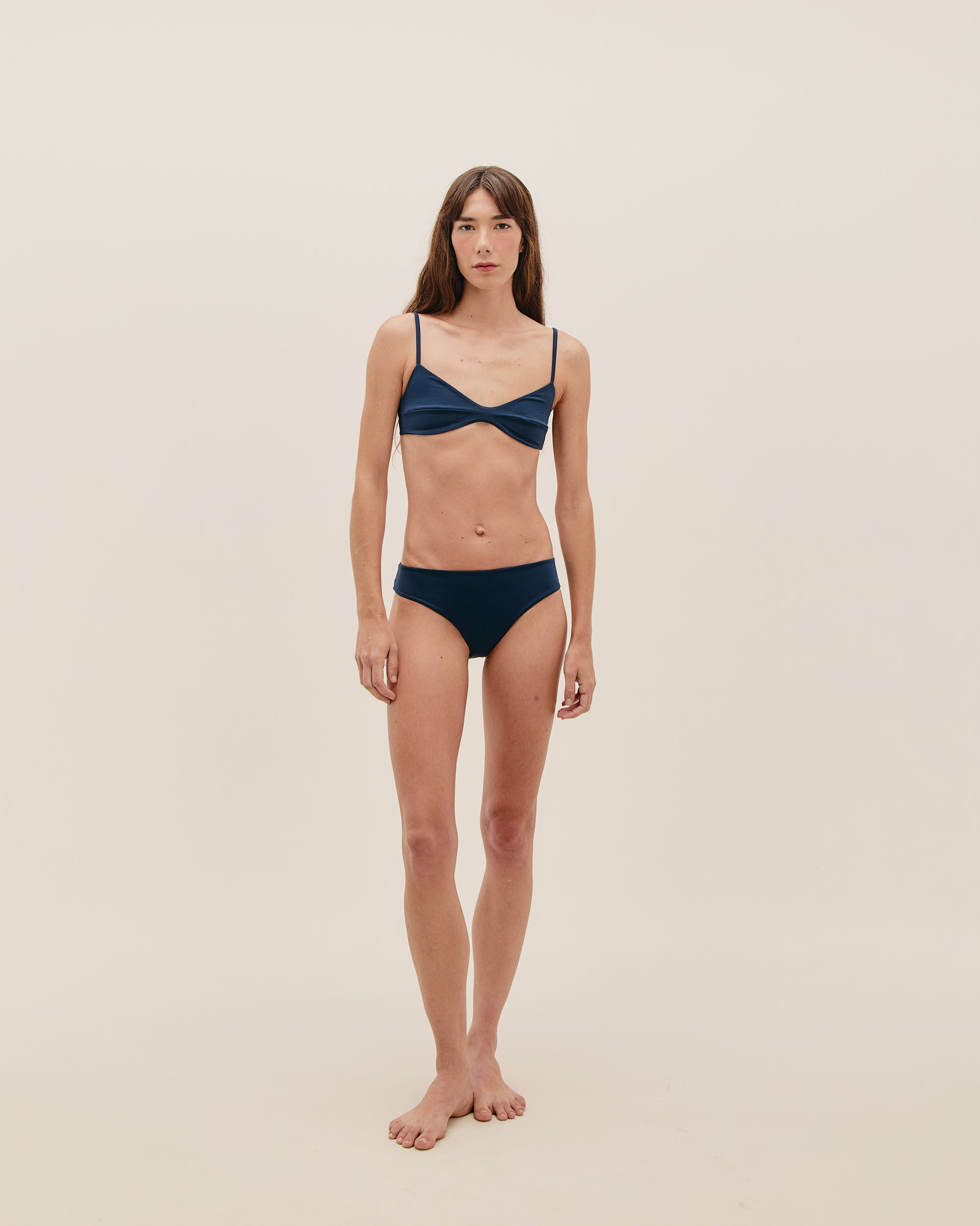 HAUT MONICA CLASSIQUE AJUSTABLE BLEU MARINE
