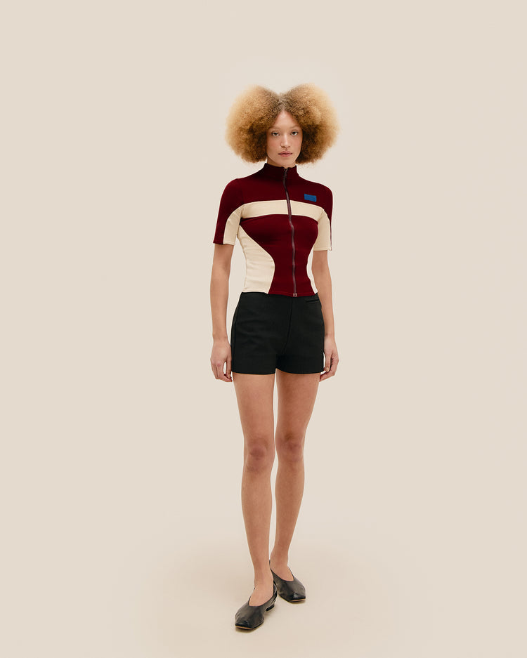 TOTA KNIT TOP MARSALA