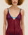 ROBE EN MAILLE LUNA BORDEAUX