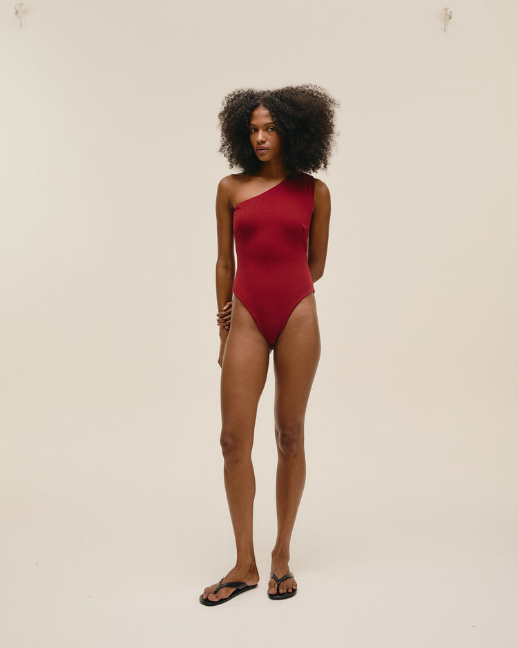 MAILLOT DE BAIN CREPE LUISA MARSALA