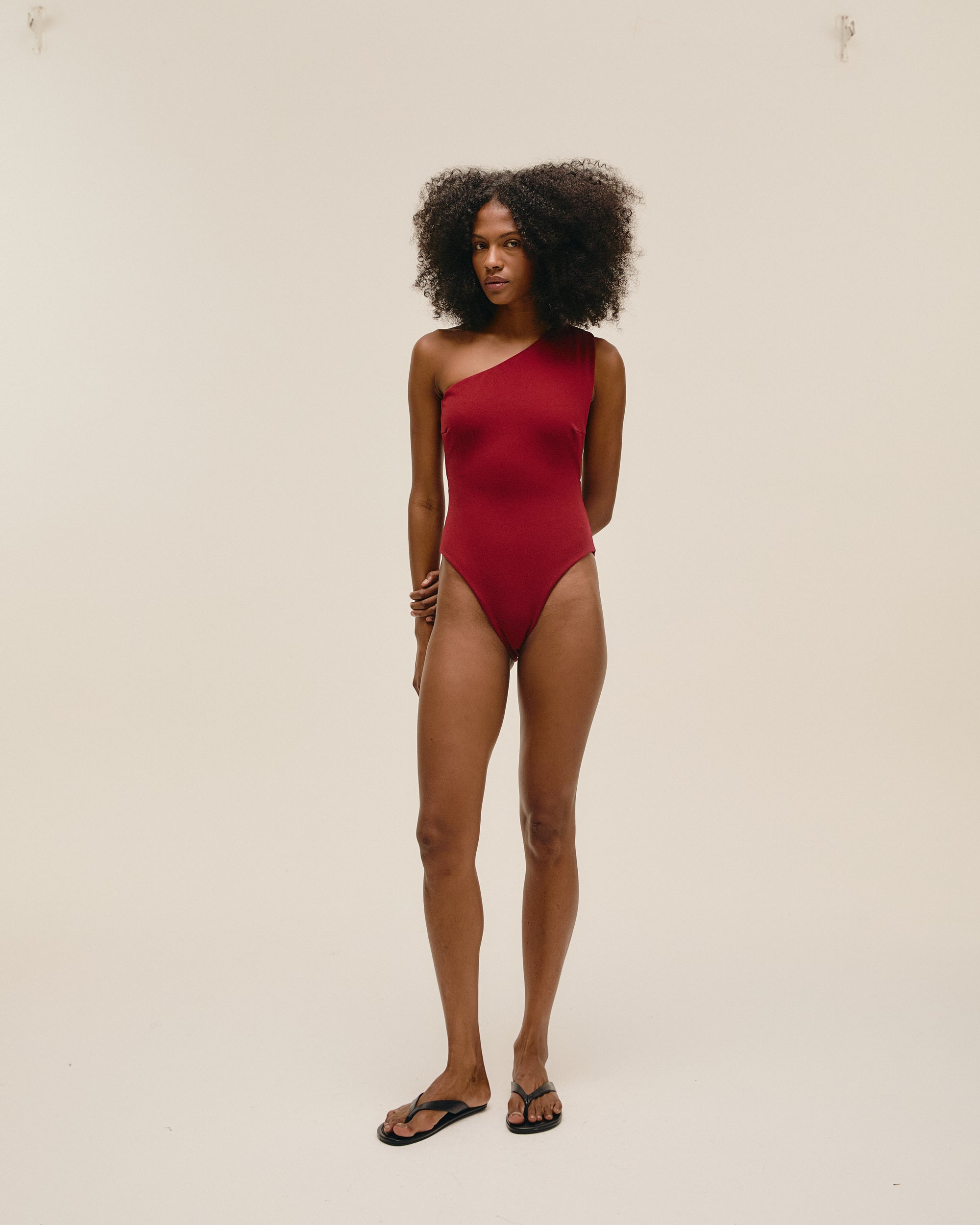 MAILLOT DE BAIN CREPE LUISA MARSALA