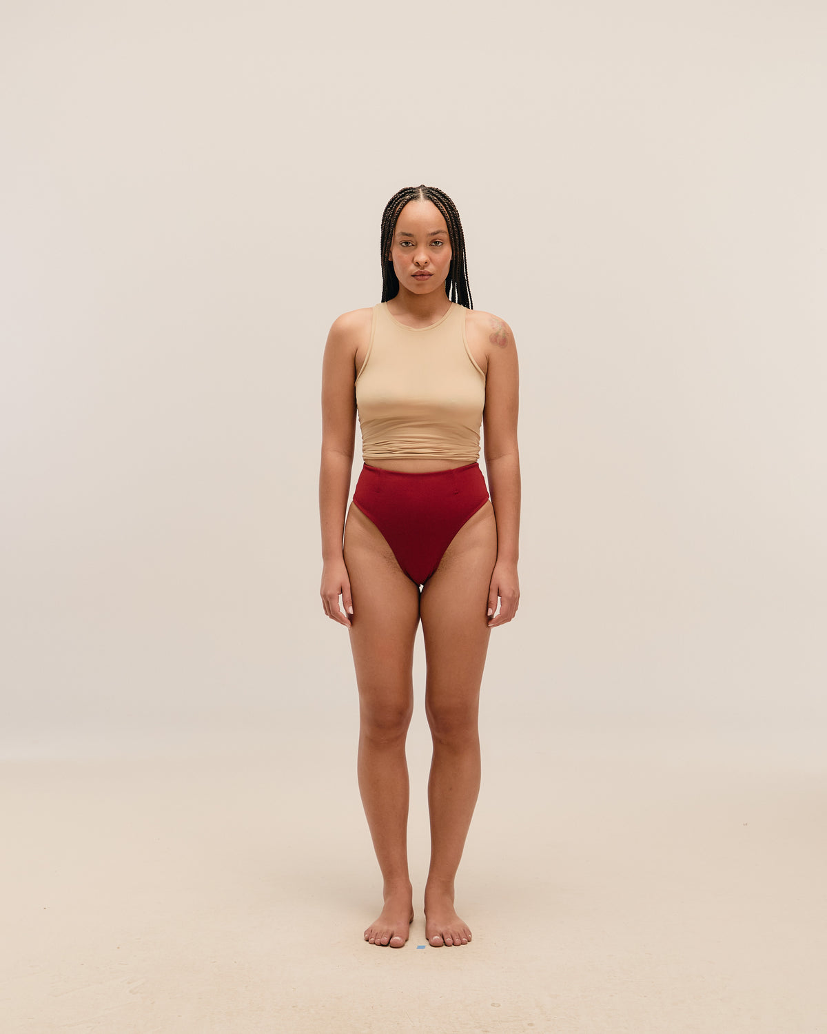 CREPE CLASSIC MARSALA HOTPANTS