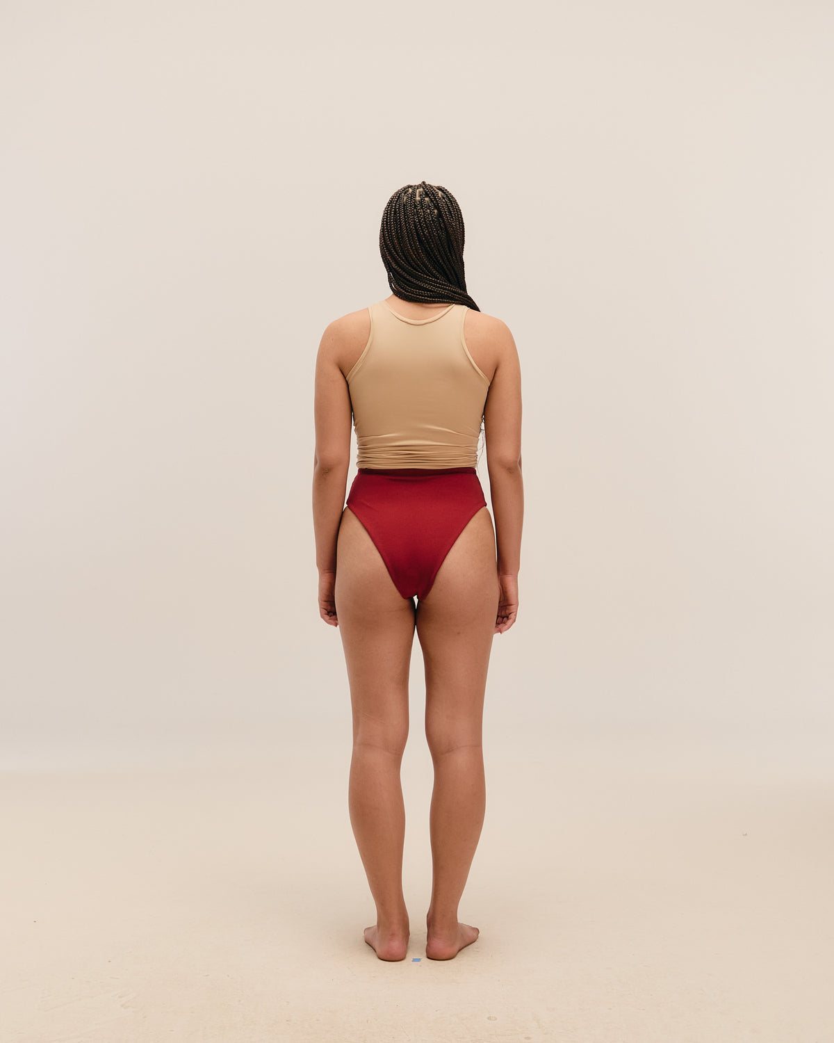 CREPE CLASSIC MARSALA HOTPANTS