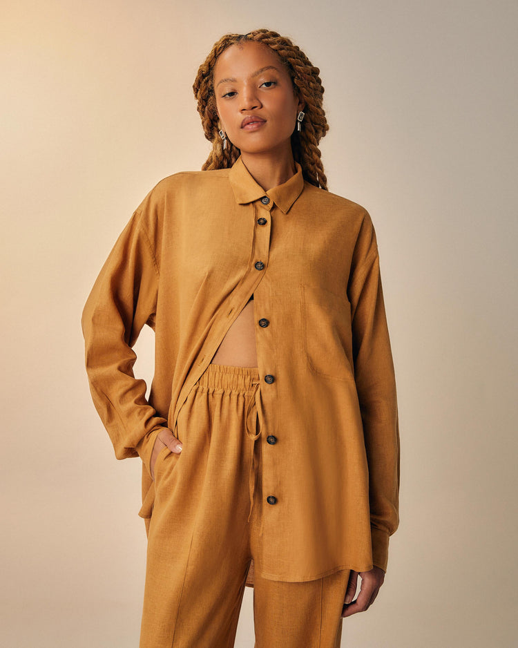 CAMISETA MAH BEIGE