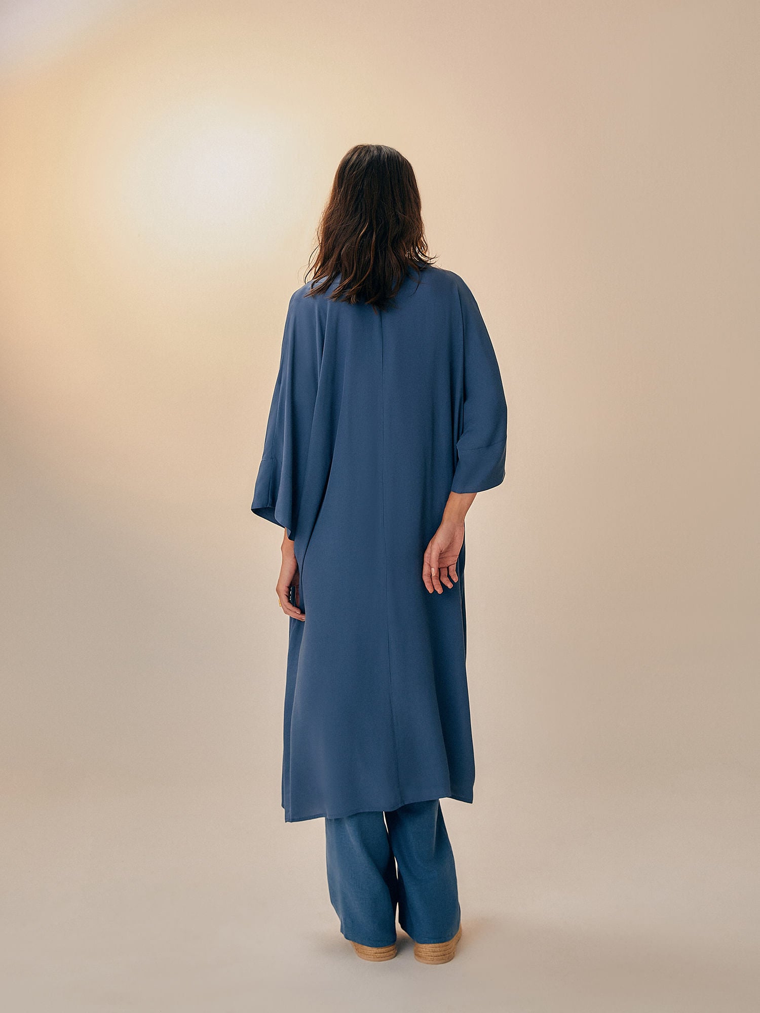 ANA KIMONO DEEP BLUE